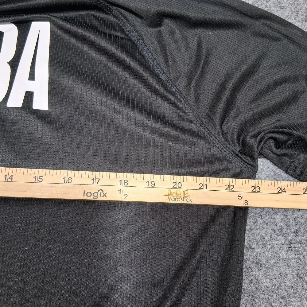 NBA Mens XL Black Performance Graphic T-Shirt Short Sleeve Basketball Gym‎ Top